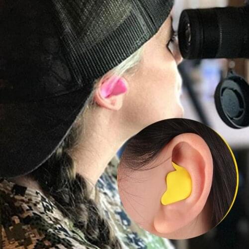 60Pcs/Set Earplug Moldable Anti-Noise Ergonomic Soft Sleeping Snoring Shaped Ear Plugs for Sleep