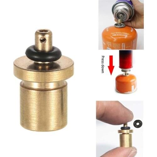Outdoor Camping Stove Gas Refill Adapter for Camping Stove Gas Cylinder Gas Tank Gas Accessories Hiking Inflate Butane Canister