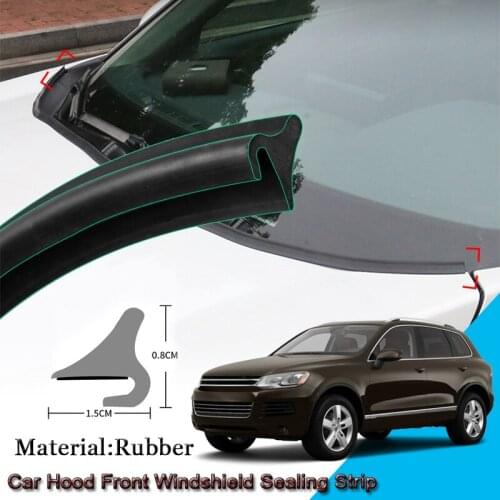 Car Seal Strip Windshied Spoiler Filler Protect Edge Weatherstrip Strips Sticker Accessories For Volkswagen Touareg 2014-2020