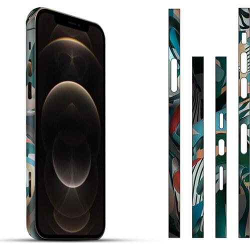 Side Protective Film For IPhone 12 Pro 12 Pro Max Multicolor Side Screen Protector PVC Anti Scratch Edge Film Sticker Dropship