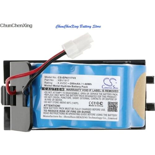 Cameron Sino 200mAh Battery XBV1917 for Euro Pro AP1172, AP1172N, V1917