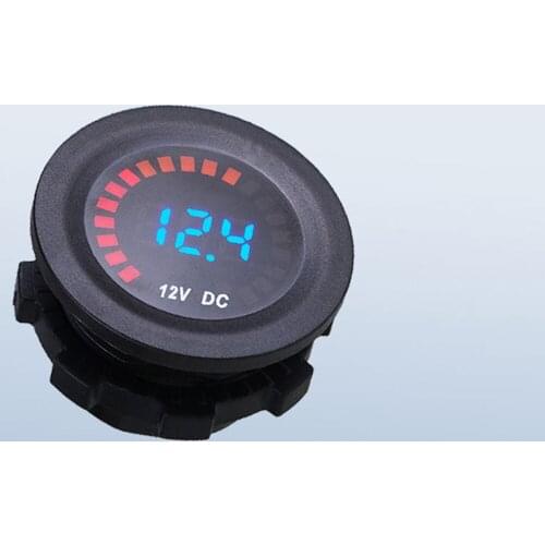 DC 12V-24V Digital Panel Voltmeter Voltage Meter Tester Led Display For Car Auto Motorcycle Boat ATV Truck Refit Accessories