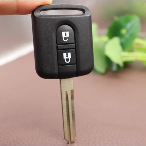DAKATU New Replacement Remote Car Key Shell Case Fob Keyless Entry 2 Button For Qashqai Nissan Micra Navara Almera Note