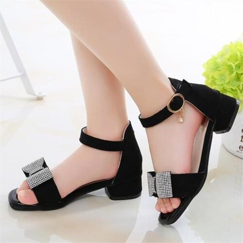 New 2021 children shoes girls sandals fashion shoes princess soft bottom of Rome