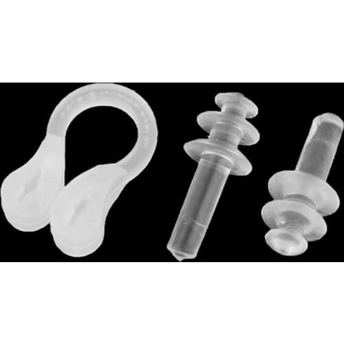 Women Men Adult Waterproof Anti Fog Swimming Goggles Set UV Protection Wide View Adjustable Glasses With Nose Clip Ear Plug