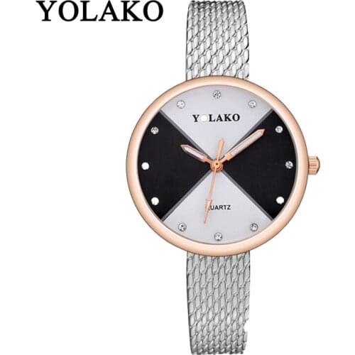 YOLAKO Mode Elegante Frauen Luxuriöse Armband frauen Casual Quarz Leder Band Starry Sky Uhr Analog Armbanduhr