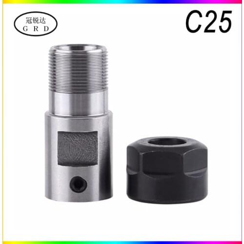 C25-ER20 C25-ER16 Engraving machine tool holder C25 ER20 ER16 8mm 10mm 12mm 14mm 16mm for motor spindle ER tool holder