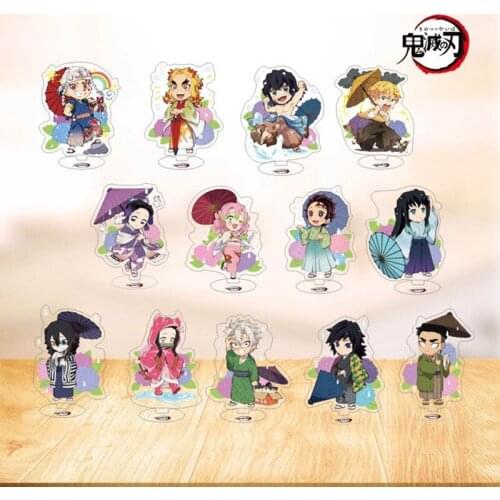 Demon Slayer: Kimetsu no Yaiba Nezuko Kamado Tanjirou Cute Acrylic Stand Figure Desktop Decoration Collection Model Toy
