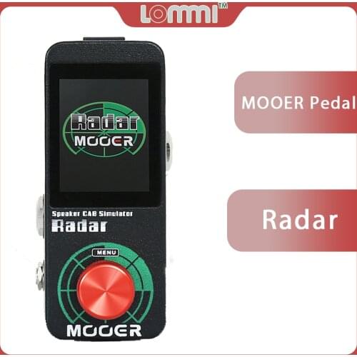 LOMMI MOOER Radar Simulator Guitar Effect Pedal 30 Speaker Cab Cabinet Models 11 Mic Models 36 User Presets EQ Stage