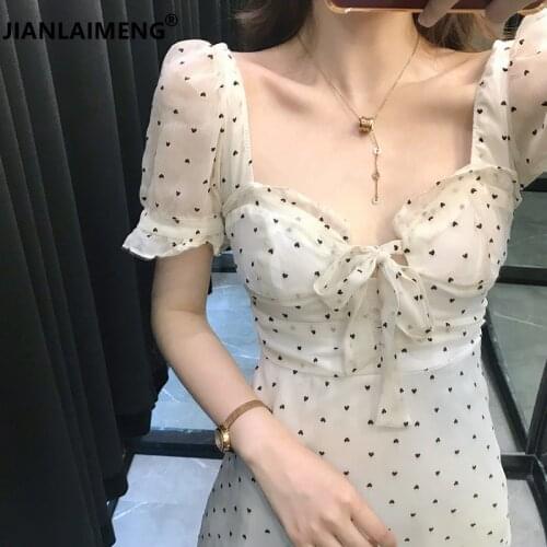 JIANLAIMENG Short Summer Dresses