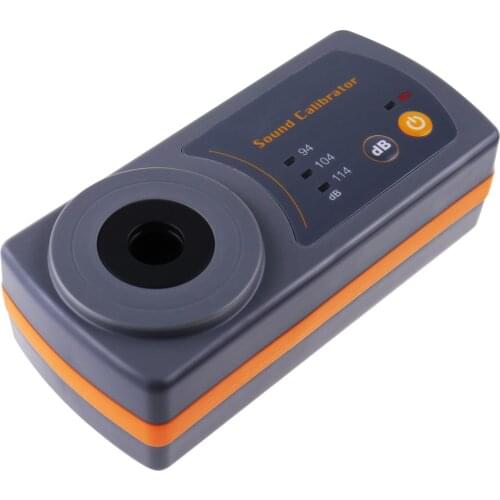 Sound Level Meter Calibrator Compact Size 114dB / 94dB / 104dB Calibration Level For 1/2" 13.2mm Microphone