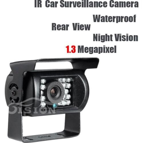 AHD Rear View Camera DC12V 1.3MP Waterproof IR Night Vision Outdoor for Vehicle Truck Lorry School Bus Reverse Backup Security