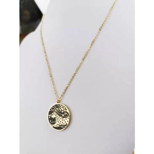 Korean fashion necklace steel