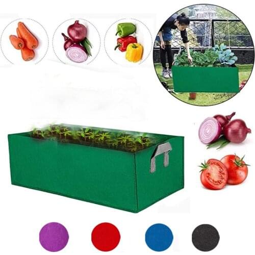 60*30*20cm Planting Bag Garden Garden Outdoor Planting Grow Bag Plants, flowers, vegetables Tomato Potato Carrot Felt Grow Bags