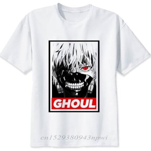 Japanese Tokyo Ghoul T Shirt Printed Hot Anime Tokyo Ghoul Shirt Clothes Ken Kaneki Short-sleeve Tokyo Ghoul T-shirt Men Tshirt