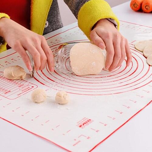 Food Silicone MATS Kneading MATS Non-Slip Non-Stick Baking MATS Rolling MATS And Panel Chopping Kitchen Baking Tools JU0026