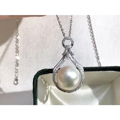 New 925 Sterling Silver Pendant Base Settings Mountings Findings Parts for Pearl Beads Stones Crystal Jade Agate 5pcs/lot