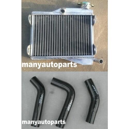 FOR YAMAHA RD250 RD 250 RD350 LC 4L0 4L1 radiator with black silicone hose