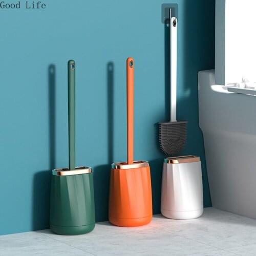 Household Light Luxury Toilet Brushes Long Handle Cleaning Toilet No Dead Angle Brush Set Cleaning Tools