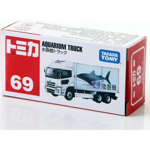 Takara Tomy Tomica 1/55 AQUARIUM Truck Metal Diecast Model Vehicle Toy Car New in Box #69