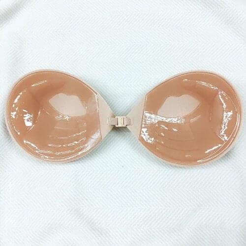 2020 New Women Self Adhesive Strapless bra Bandage Blackless Sticky Silicone Lips Print Push Up bras for women