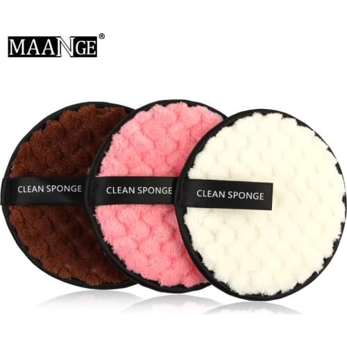 1PC Soft Microfiber Makeup Remover Towel Face Cleaner Plush Puff Reusable Cleansing Cloth Pads Foundation Face Skin Care Tools