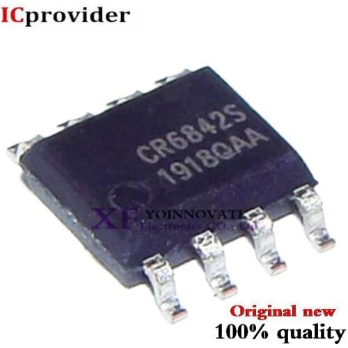 10pcs/lot New original CR6842S CR6842 SOP8 SMD PWM power controller chip IC