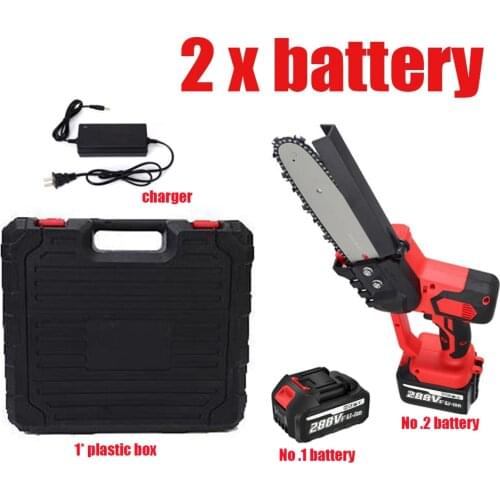 1200W Mini cordless electric chain saw Brushless handheld pruning saw for trimming fruit tree felling branches