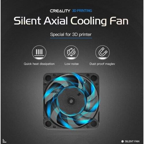 2Pcs 24V 4010 Silent Cooling Fan Axial hydraulic 4800r/min Low Noise For Ender-3 CR-10 V2 V3 Ender-5 Plus CR-6 SE 3D Printer