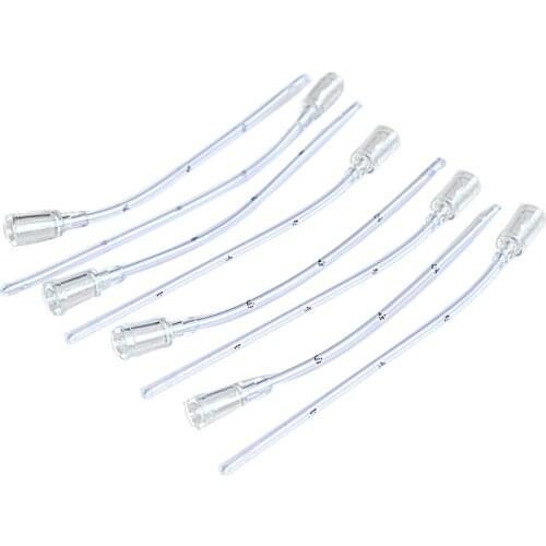 200Pcs Disposable Enema Tubes Detox Enema Bag General Anus Bowel Silica Gel Soft Tube Import Enema Kit 2.0mm*80mm