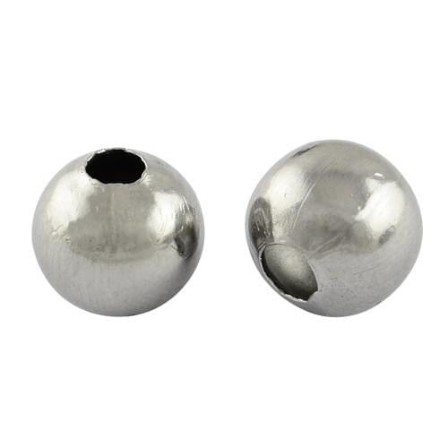 304 Stainless Steel Round Beads for Jewelry Making DIY Stainless Steel Color, 4x4mm, Hole: 1.5mm