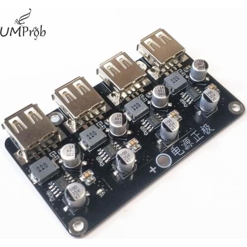2020！4-Channel USB 12V24V Fast Charging Output Module For QC3.0 Step-Down Power Module Converter Telephone Module Board