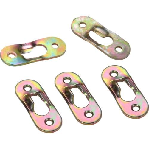 50Pcs Gourd Style Frame Hooks Multicolor Iron Picture Hangers Oil Painting Cabinet Mirror Hangers Fastener