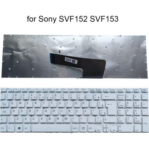 Brazilian notebook keyboard Brazil for Sony VAIO SVF152 SVF153 SVF15 SVF15214CXW BR laptop replacement keyboards AEHK6U021303A