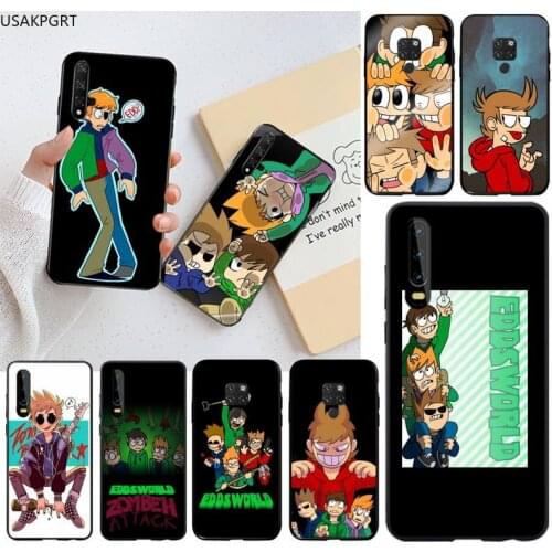 USAKPGRT Animation Eddsworld Phone Case for Huawei P40 P30 P20 lite Pro Mate 30 20 Pro P Smart 2020 prime