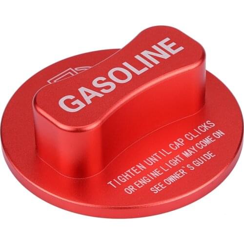 Car Gasoline Petrol Fuel Tank Decoration Cover Cap Trim Universal for Mercedes Benz Red rusting and corrosion resistance