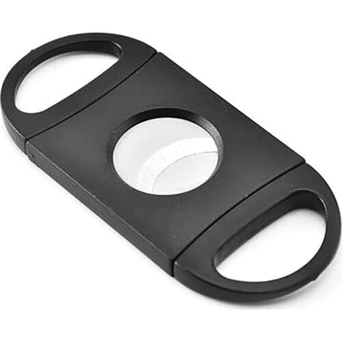 Double Blades Cigar Cutter Blade Stainless Steel Scissors Knife Plastic Handle Pocket Portable Cigar Cutter Smoking Accessories