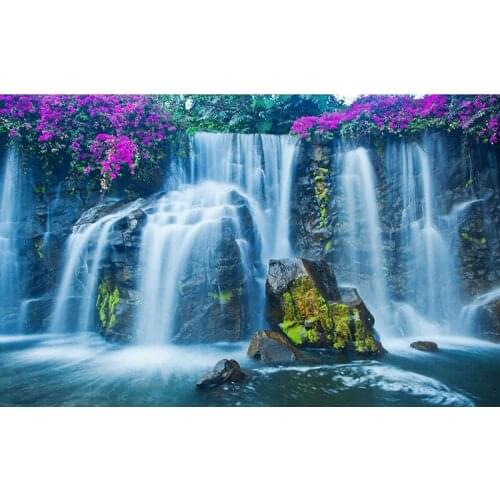 GLymg 5d Diamond Painting Diy Diamond Embroidery Kits Waterfall Mosaic Gift Embroidery Handicrafts Diamond Wall Art Decor