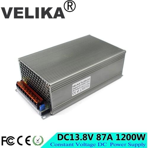 Switching Power Supply DC13.8V 87A 1200W Driver Transformer 220V 110V AC DC 13.8V SMPS For Stepper Industrial equipment machine