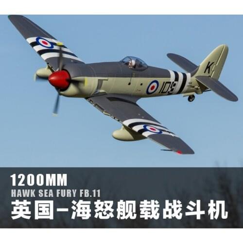 Freewing Flight Line New RC Plane Sea Fury FB-11 PNP