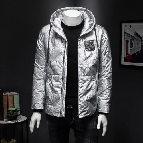 Very Jackets Silver Down Good Quality Black Feather Hooded Outdoor Thick Warm Mens Winter Coats 4XL 8188