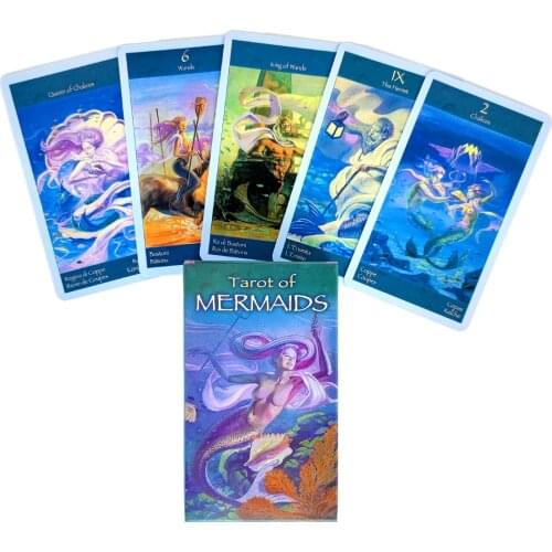 New Tarot Of Mermaids Cards Divination Deck Entertainment Parties Board Game Support Drop Shipping 78Pcs/Box