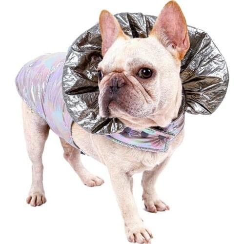 New Arrival Winter Pet Dogs Clothes Bubble Collar Dog Coat For Padded Warm Outfit Coat Jacket Dog Cat Thicken Warm Clothes