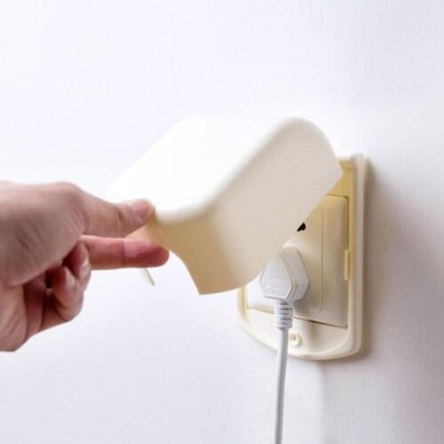 Plastic Anti-electrical Socket Cover Waterproof And Dustproof Socket Protection Switch Box Baby Safety Home Decoration