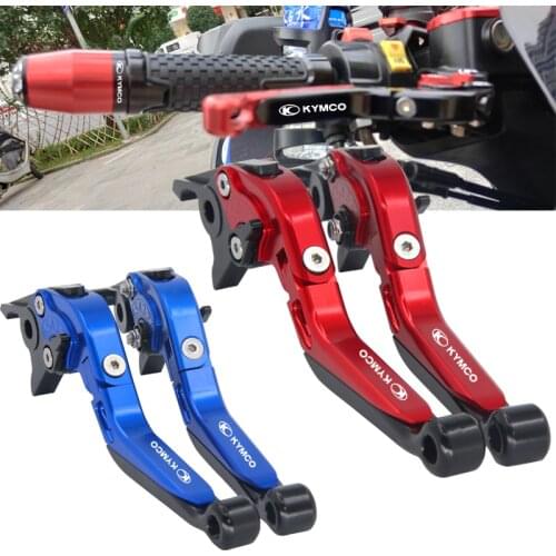 For KYMCO XCITING 250 300 500 400 DOWNTOWN 125/200/300/350 Motorcycle Adjustable Folding Extendable Brake Clutch Levers