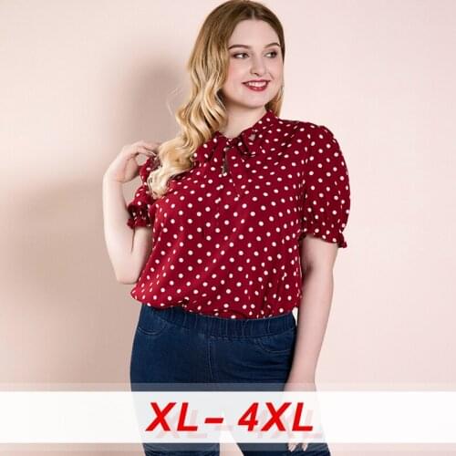 Samsacq Polka Dot Blouses