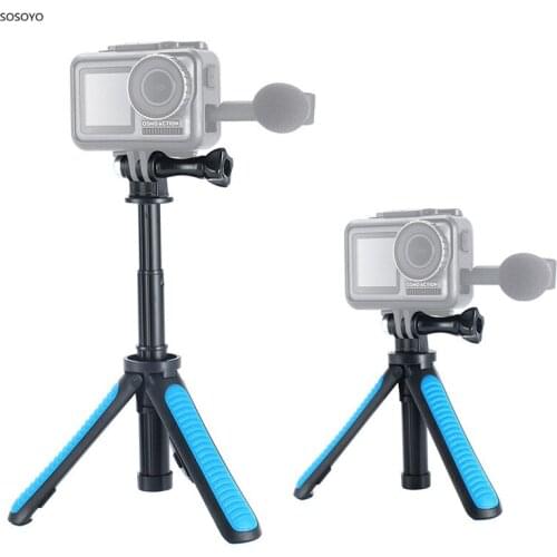 Extendable Handle Tripod & Portable Selfie Stick Handheld bracket adapter For Dji Osmo Action Sport Camera Accessories