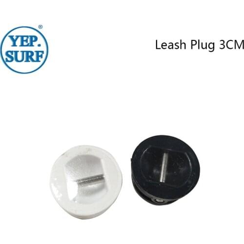 SUP Board Leash Plug White/Black 3.0CM Surfboard Leash Plug pranchas de 10/PC
