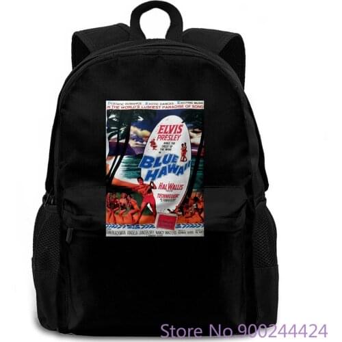 ELVIS PRESLEY BLUE HAWAII POSTER dvd movie vinyl women men backpack laptop travel school adult student