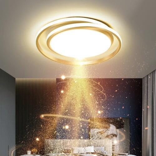 LED Ceiling Overhead Lamp For Bedroom Dining Study Room Round Kitchen Modern Roofing Home Lighting Remote Control Lustre Fixture